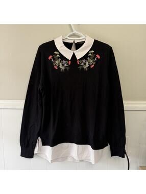 Ted Baker Natiley Highland Mock 2-Piece Sweater Sz 3 US M/8
